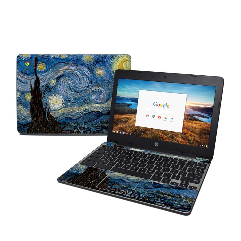 HP Chromebook 11 G5 Skin - Starry Night (Image 1)