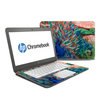 HP Chromebook 14 G4 Skin - Coral Peacock (Image 1)