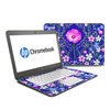HP Chromebook 14 G4 Skin - Floral Harmony (Image 1)