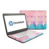 HP Chromebook 14 G4 Skin - Pineapple Farm