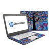 HP Chromebook 14 G4 Skin - Tree Carnival (Image 1)