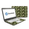 HP Chromebook 14 G4 Skin - Woodland Camo
