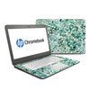 HP Chromebook 14 G4 Skin - Watercolor Eucalyptus Leaves (Image 1)