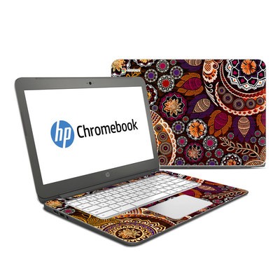 HP Chromebook 14 G4 Skin - Autumn Mehndi