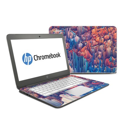HP Chromebook 14 G4 Skin - Cloud Glitch