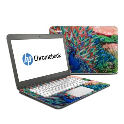 HP Chromebook 14 G4 Skin - Coral Peacock