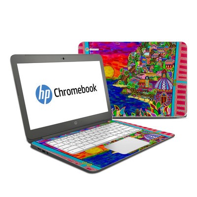 HP Chromebook 14 G4 Skin - Dreaming In Italian
