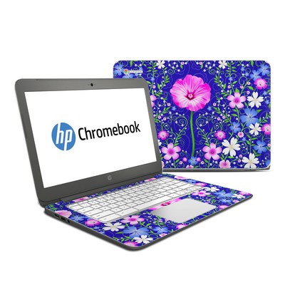 HP Chromebook 14 G4 Skin - Floral Harmony