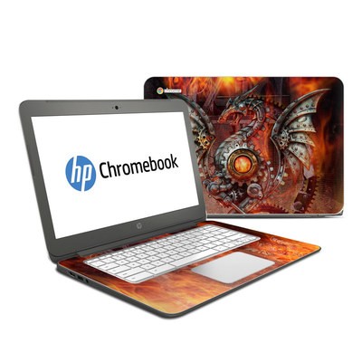 HP Chromebook 14 G4 Skin - Furnace Dragon