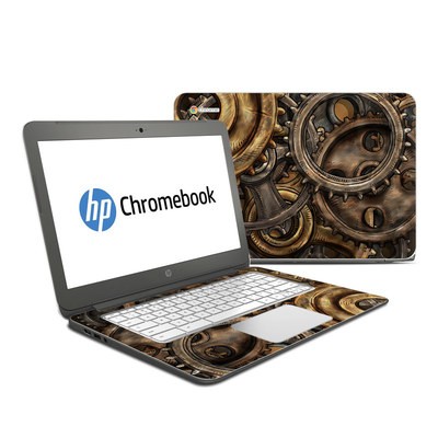 HP Chromebook 14 G4 Skin - Gears