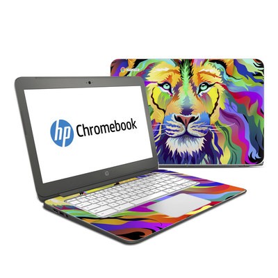HP Chromebook 14 G4 Skin - King of Technicolor