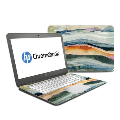 HP Chromebook 14 G4 Skin - Layered Earth