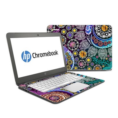 HP Chromebook 14 G4 Skin - Mehndi Garden