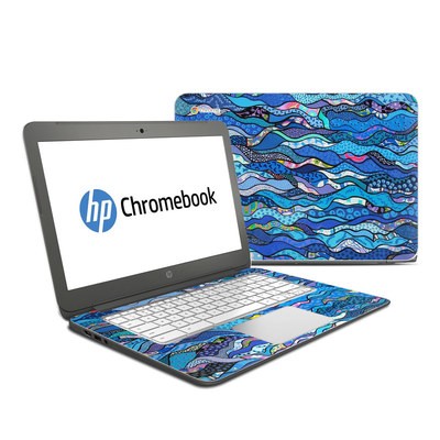 HP Chromebook 14 G4 Skin - The Blues