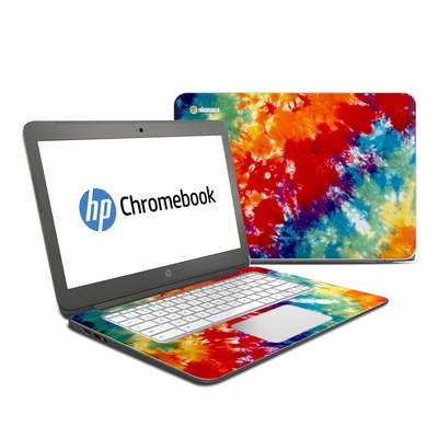 HP Chromebook 14 G4 Skin - Tie Dyed