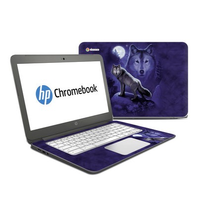 HP Chromebook 14 G4 Skin - Wolf