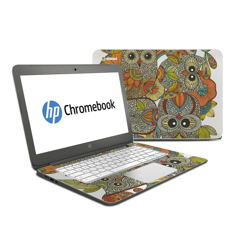 HP Chromebook 14 G4 Skin - 4 owls (Image 1)