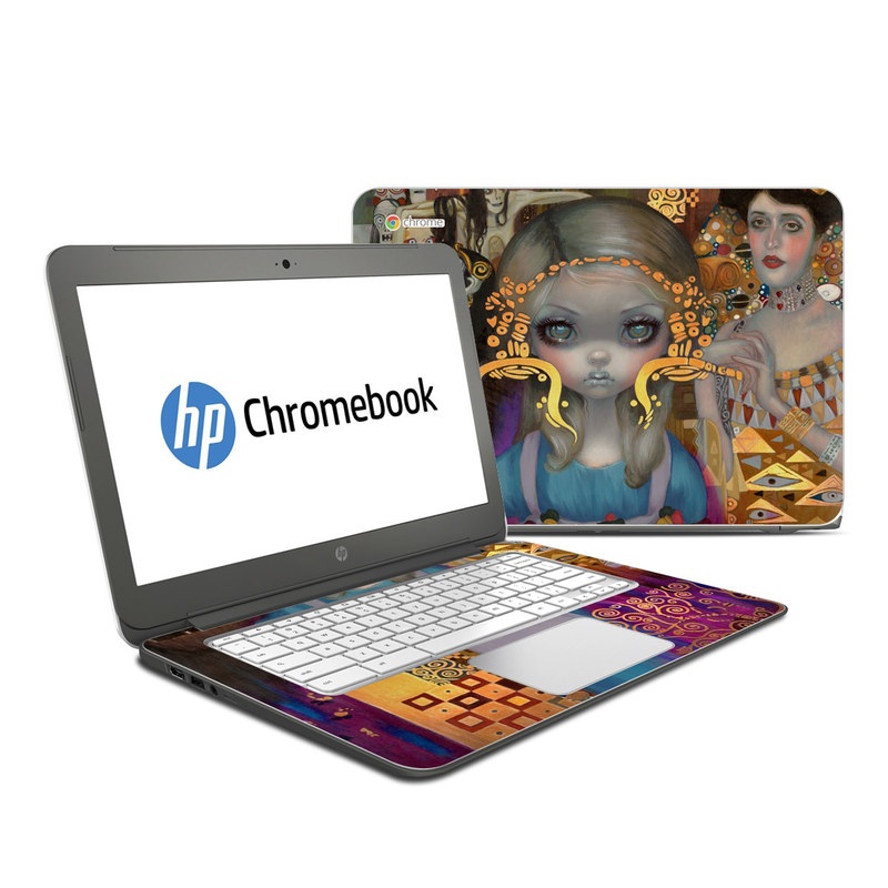 HP Chromebook 14 G4 Skin - Alice in a Klimt Dream (Image 1)