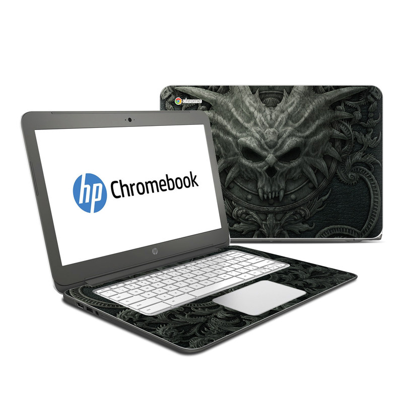 HP Chromebook 14 G4 Skin - Black Book (Image 1)