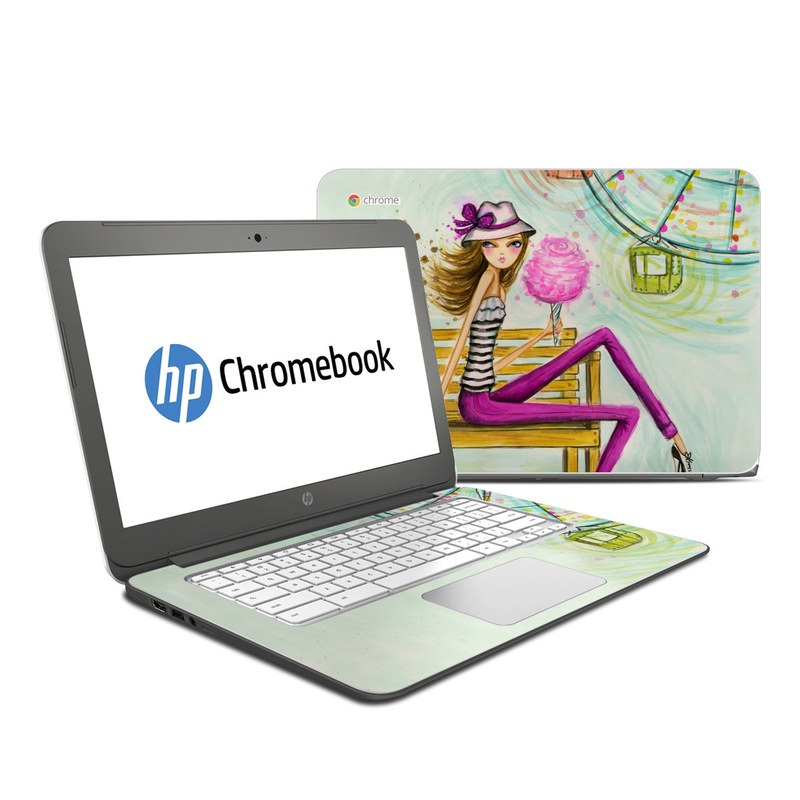 HP Chromebook 14 G4 Skin - Carnival Cotton Candy (Image 1)