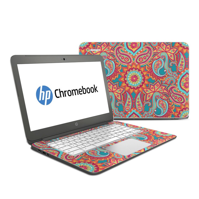 HP Chromebook 14 G4 Skin - Carnival Paisley (Image 1)