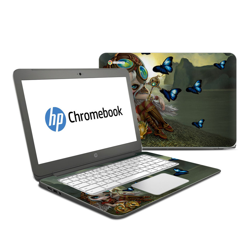 HP Chromebook 14 G4 Skin - Clockwork Dragonling (Image 1)