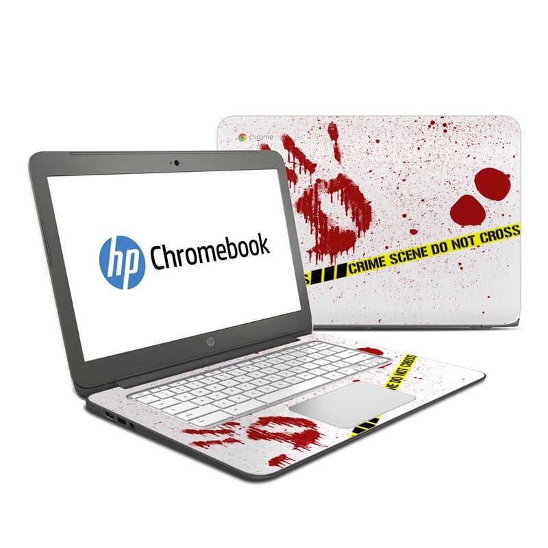 HP Chromebook 14 G4 Skin - Crime Scene Revisited (Image 1)