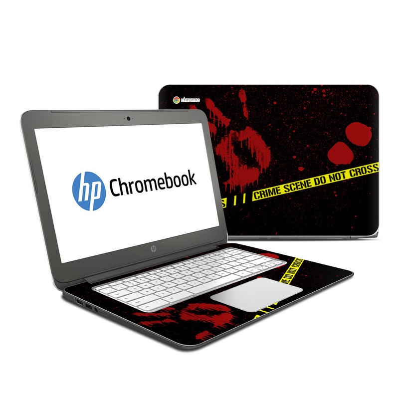 HP Chromebook 14 G4 Skin - Crime Scene (Image 1)