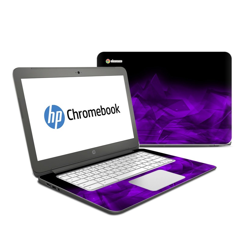 HP Chromebook 14 G4 Skin - Dark Amethyst Crystal (Image 1)
