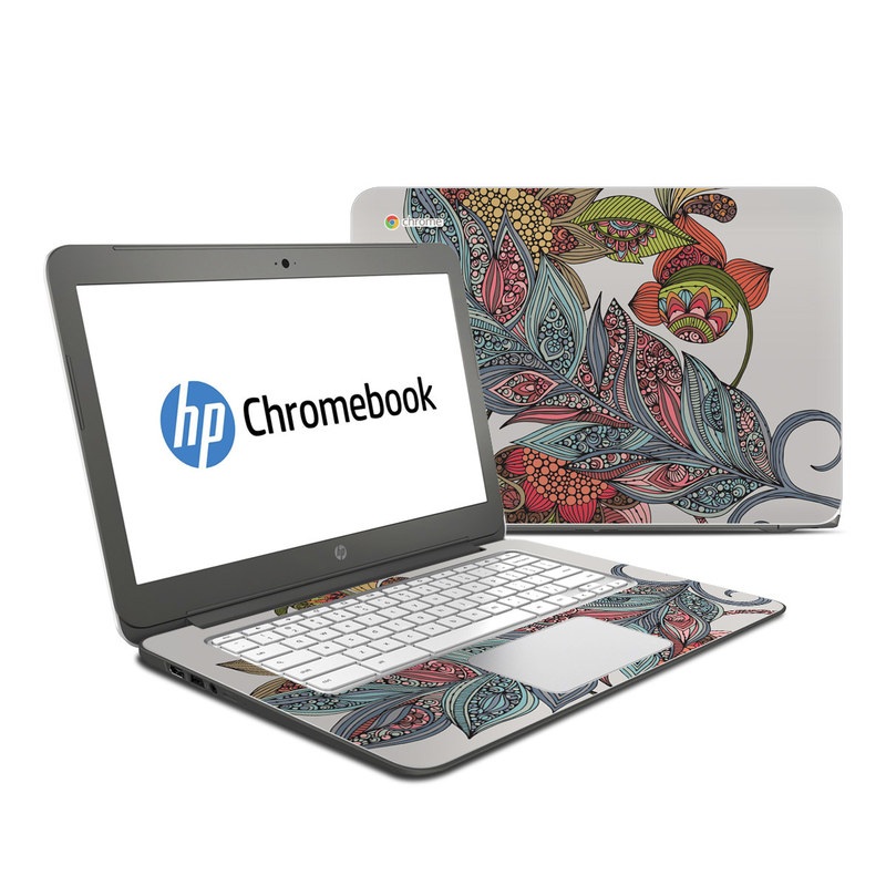 HP Chromebook 14 G4 Skin - Feather Flower (Image 1)
