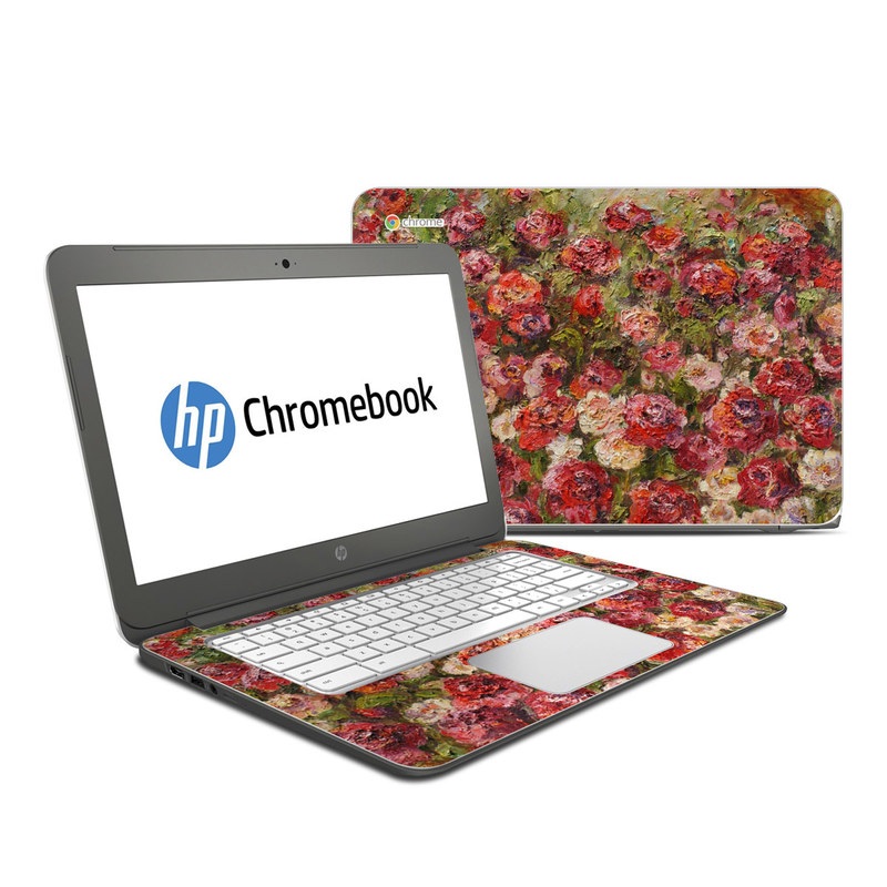 HP Chromebook 14 G4 Skin - Fleurs Sauvages (Image 1)