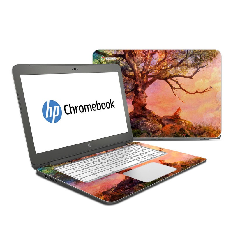 HP Chromebook 14 G4 Skin - Fox Sunset (Image 1)
