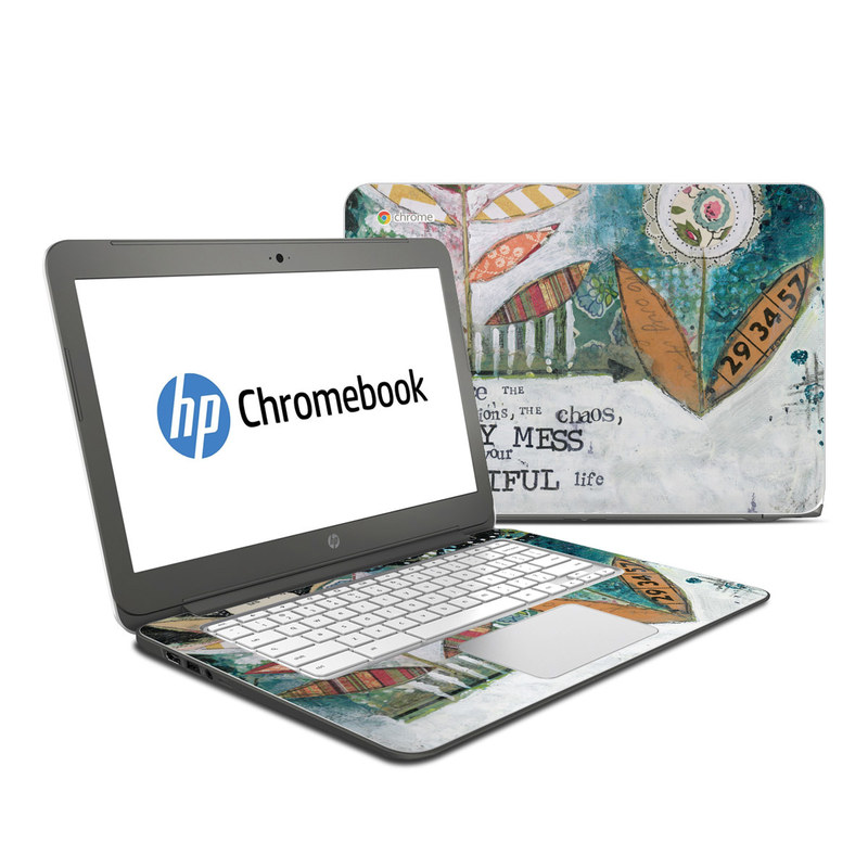 HP Chromebook 14 G4 Skin - Holy Mess (Image 1)