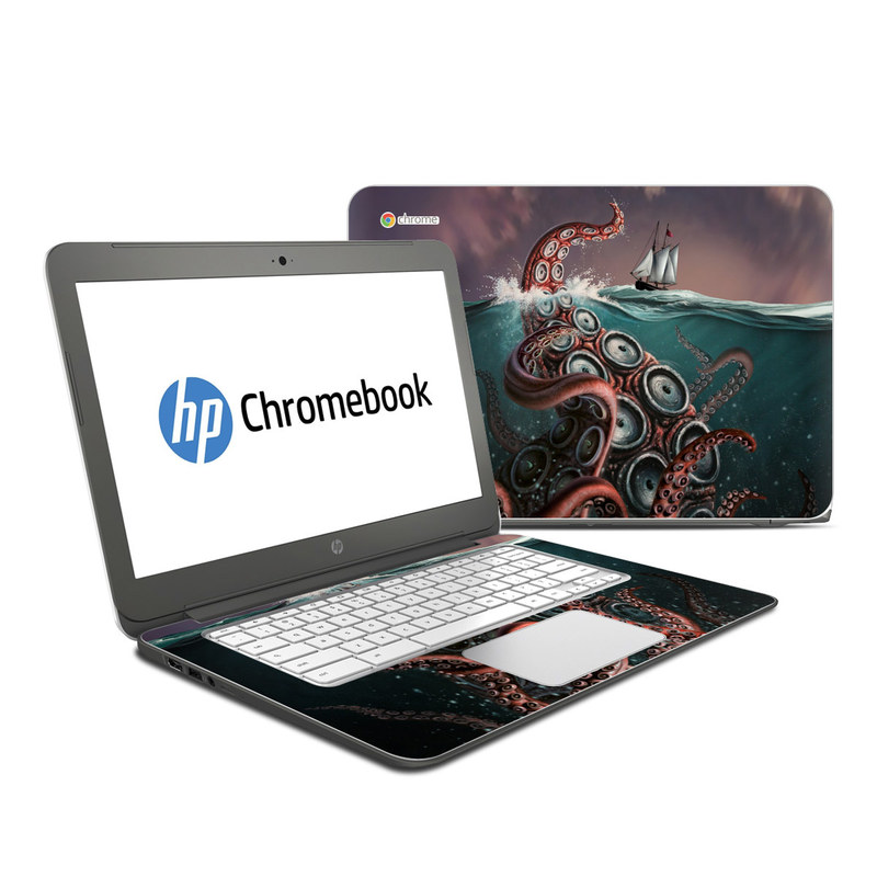HP Chromebook 14 G4 Skin - Kraken (Image 1)