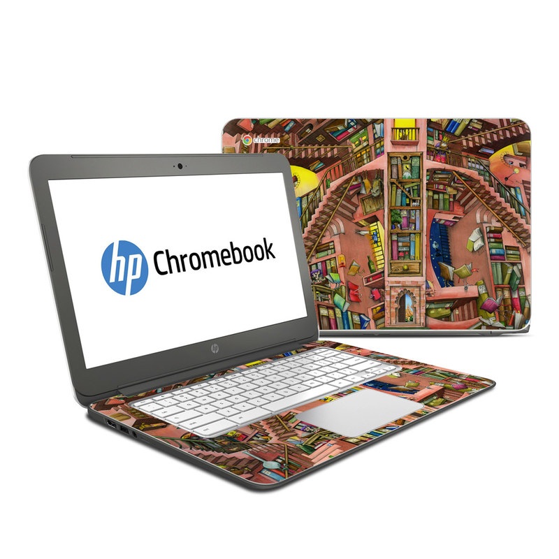 HP Chromebook 14 G4 Skin - Library Magic (Image 1)