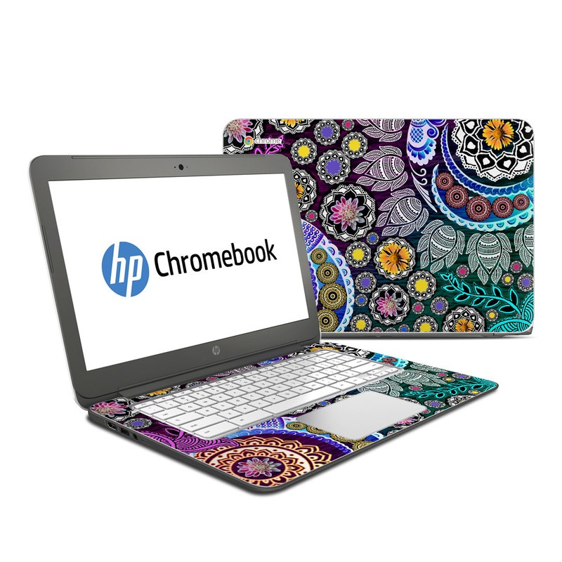 HP Chromebook 14 G4 Skin - Mehndi Garden (Image 1)