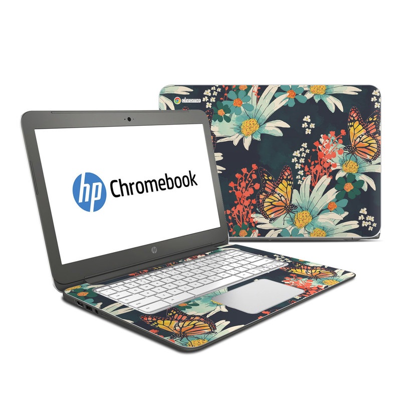 HP Chromebook 14 G4 Skin - Monarch Grove (Image 1)