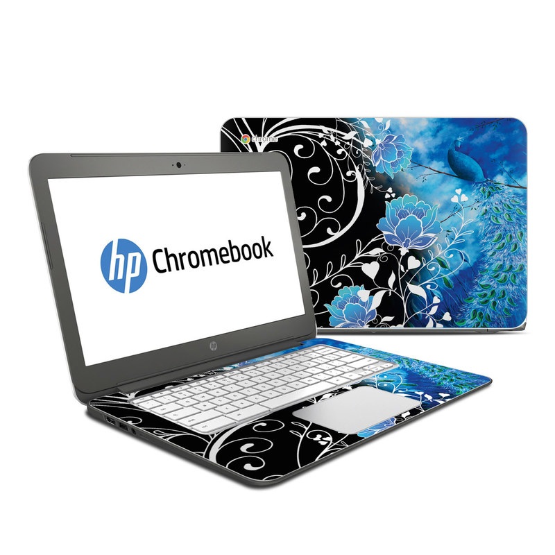 HP Chromebook 14 G4 Skin - Peacock Sky (Image 1)