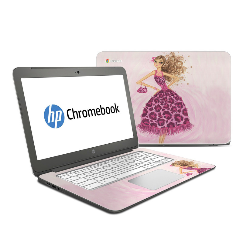 HP Chromebook 14 G4 Skin - Perfectly Pink (Image 1)