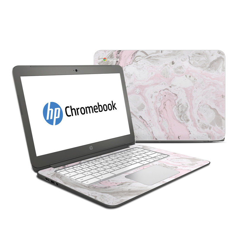 HP Chromebook 14 G4 Skin - Rosa Marble (Image 1)