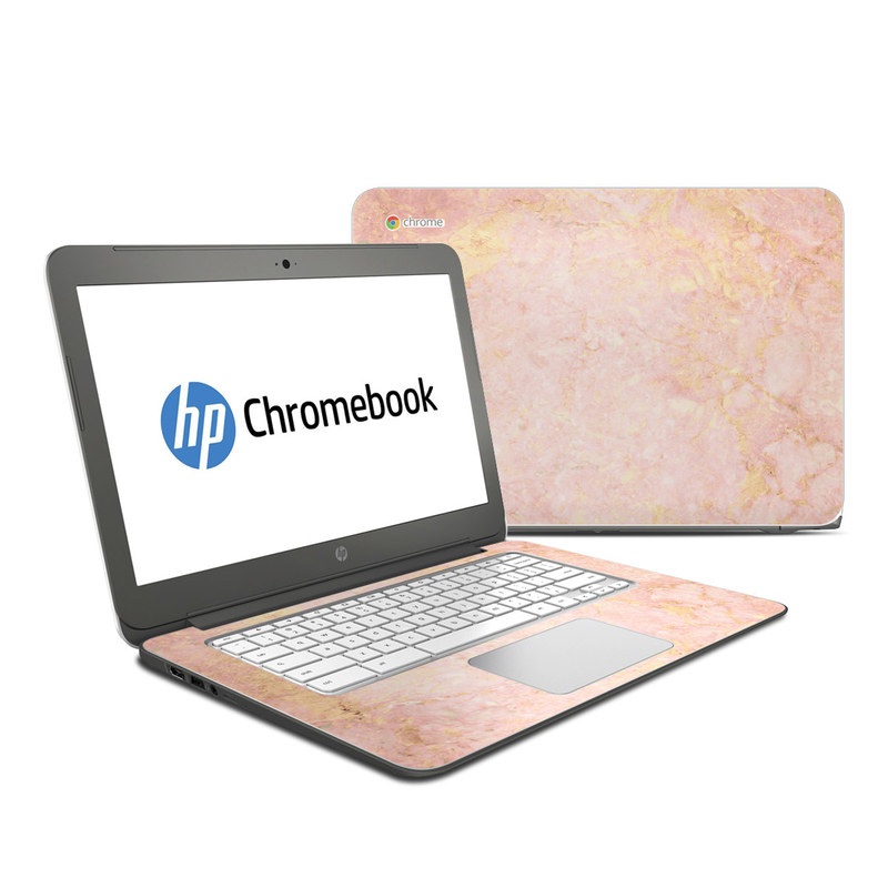 HP Chromebook 14 G4 Skin - Rose Gold Marble (Image 1)