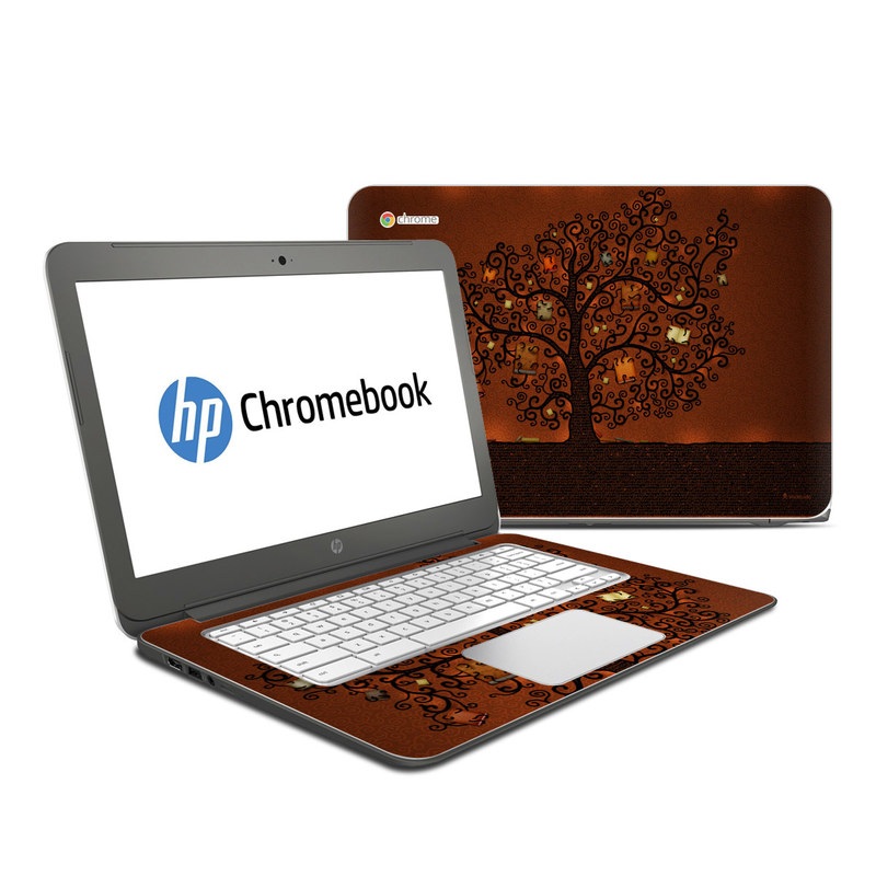 HP Chromebook 14 G4 Skin - Tree Of Books (Image 1)