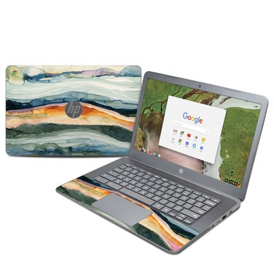 HP Chromebook 14 G5 Skin - Layered Earth