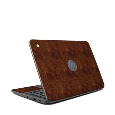 HP Chromebook 11 G7 Skin - Dark Burlwood