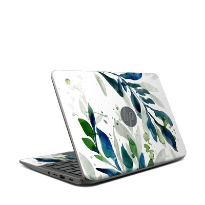 HP Chromebook 11 G7 Skin - Floating Leaves