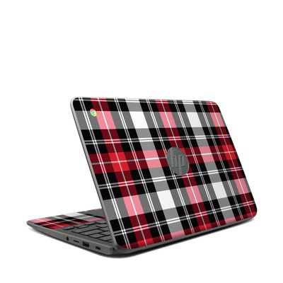 HP Chromebook 11 G7 Skin - Red Plaid