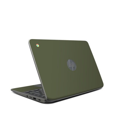 HP Chromebook 11 G7 Skin - Solid State Olive Drab