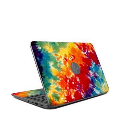 HP Chromebook 11 G7 Skin - Tie Dyed