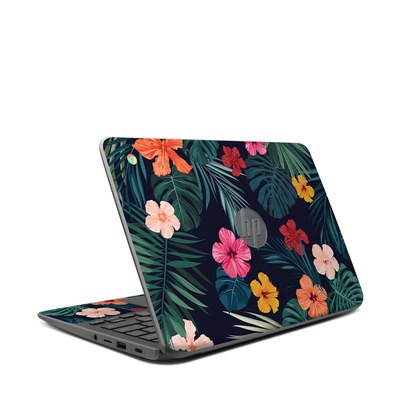 HP Chromebook 11 G7 Skin - Tropical Hibiscus