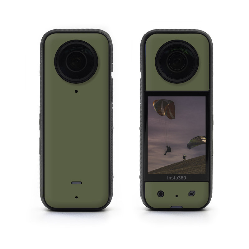 Insta360 X3 Skin - Solid State Olive Drab (Image 1)